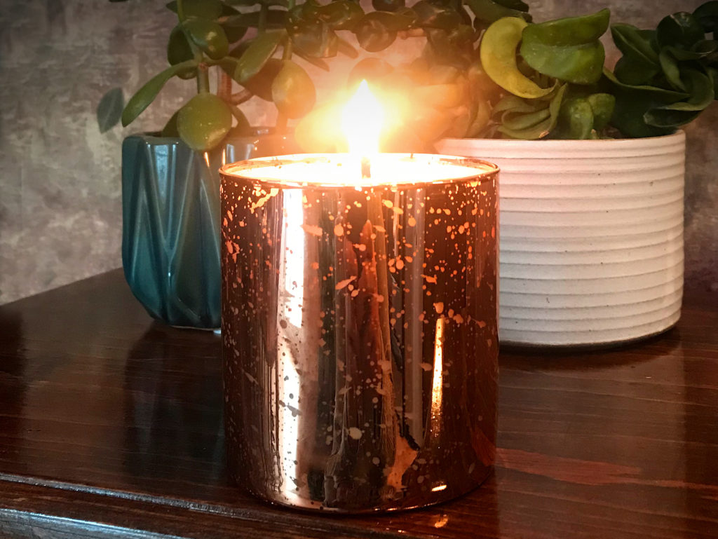 Mommabird Candles, Copper Mercury Vessel